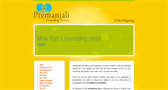 Desktop Screenshot of premanjali.in