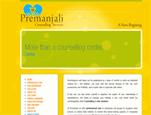 Tablet Screenshot of premanjali.in
